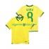 Camisola Brasil KAKA 8 Retro Homem Equipamento Primeiro 2006 Manga Curta